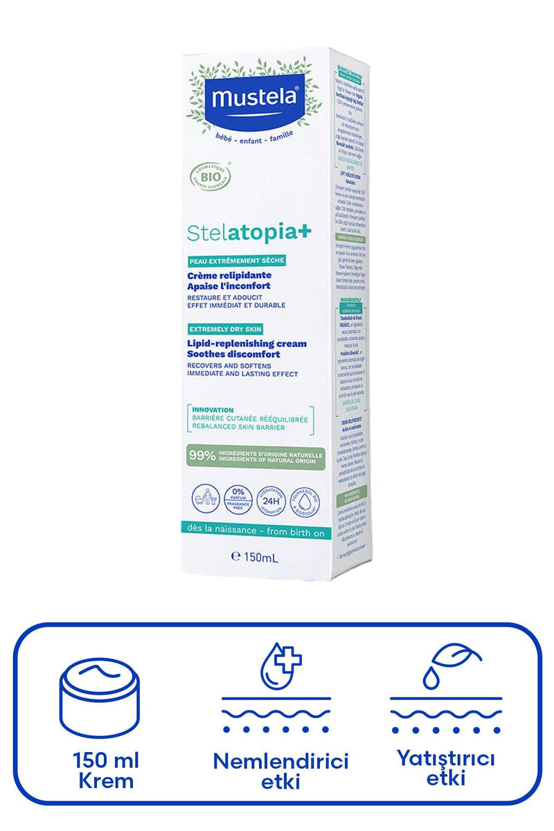 Mustela Stelatopia+ Lipid Replenishing Cream 150 ml