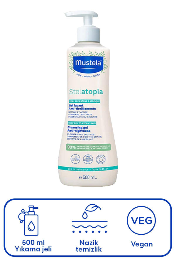 Mustela Stelatopia Temizleyici Jel 500 ml