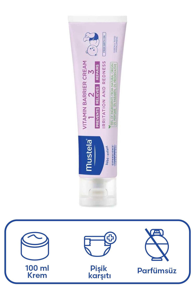 Mustela Vitamin Barrier 1-2-3 Cream 100 ml