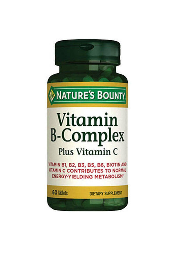 Natures Bounty Vitamin B-Complex Plus Takviye Edici Gıda 60 Tablet