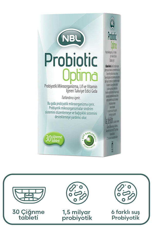 Nbl Probiotic Optima Çiğneme Tableti 30 Adet