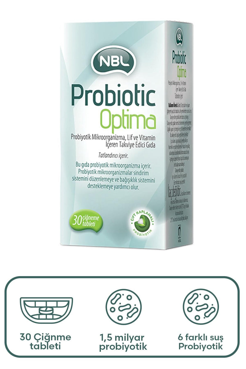 Nbl Probiotic Optima Çiğneme Tableti 30 Adet