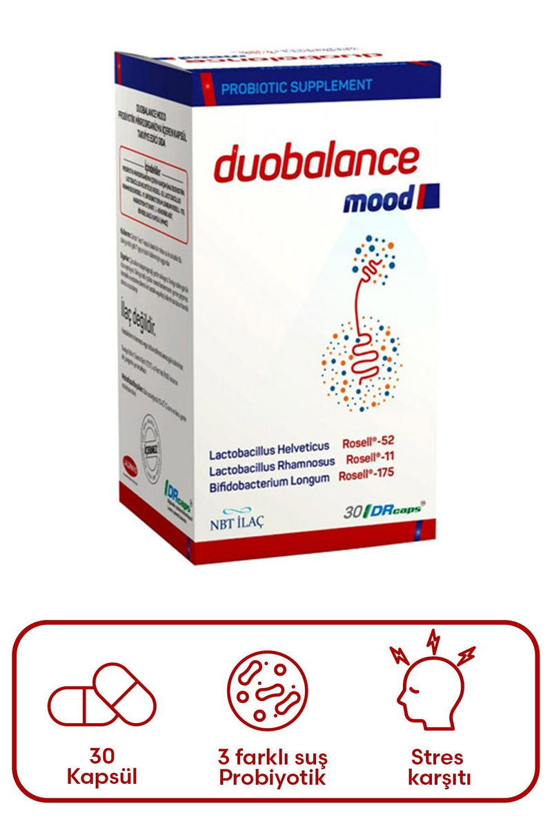 NBT İlaç Duobalance Mood Takviye Edici Gıda 30 Kapsül