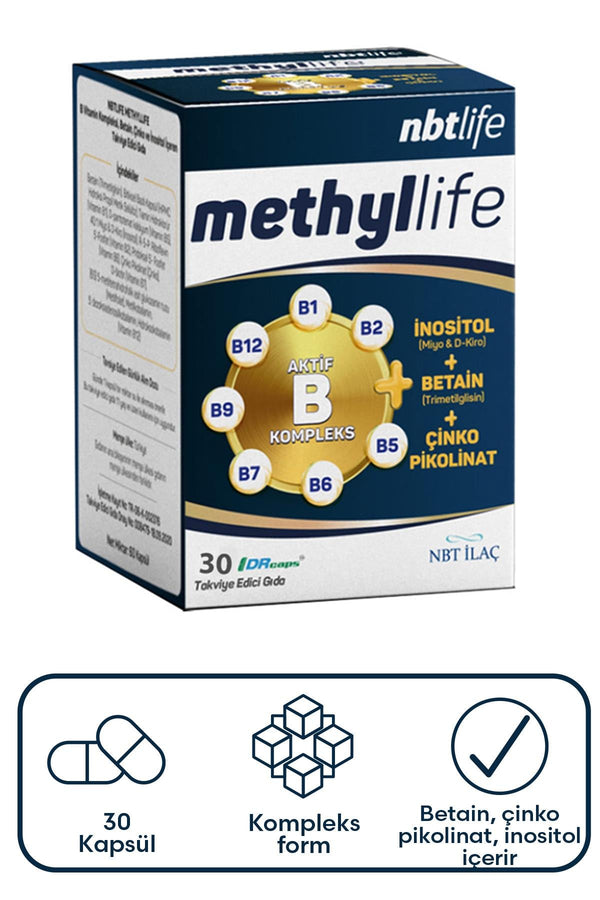 Nbt İlaç Methllife Takviye Edici Gıda 30 Kapsül