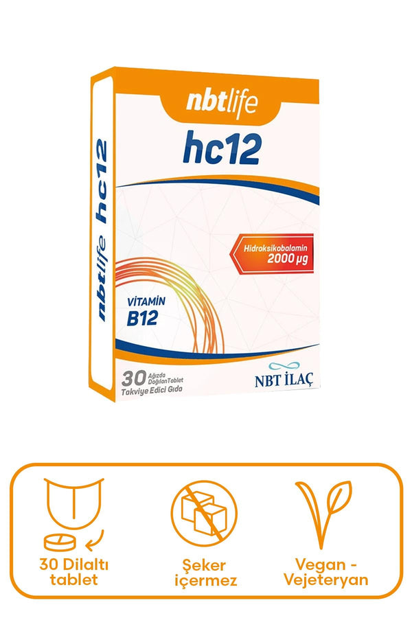 Nbt Life Hc 12 Takviye Edici Gıda 30 Kapsül