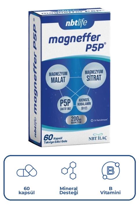 Nbt Life Magneffer P5P Takviye Edici Gıda 60 Kapsül
