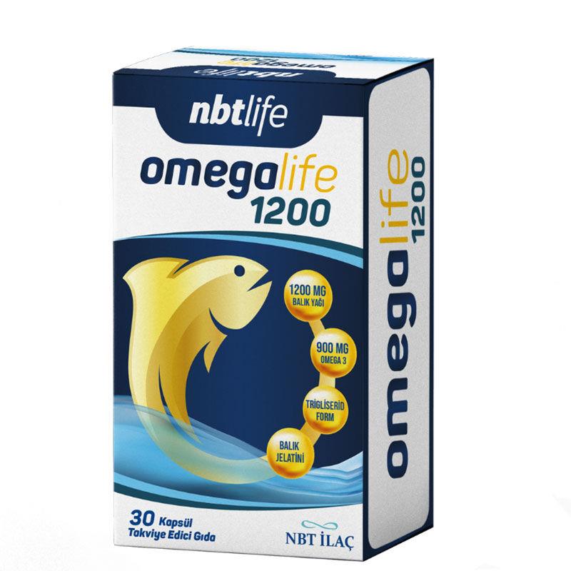 Nbt Life Omegalife 1200 Mg 30 Kapsül