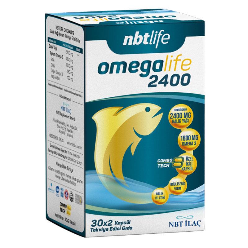 Nbt Life Omegalife 2400 60 Kapsül
