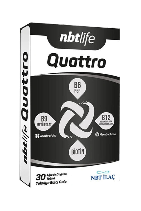 Nbt Life Quattro Takviye Edici Gıda 30 Tablet