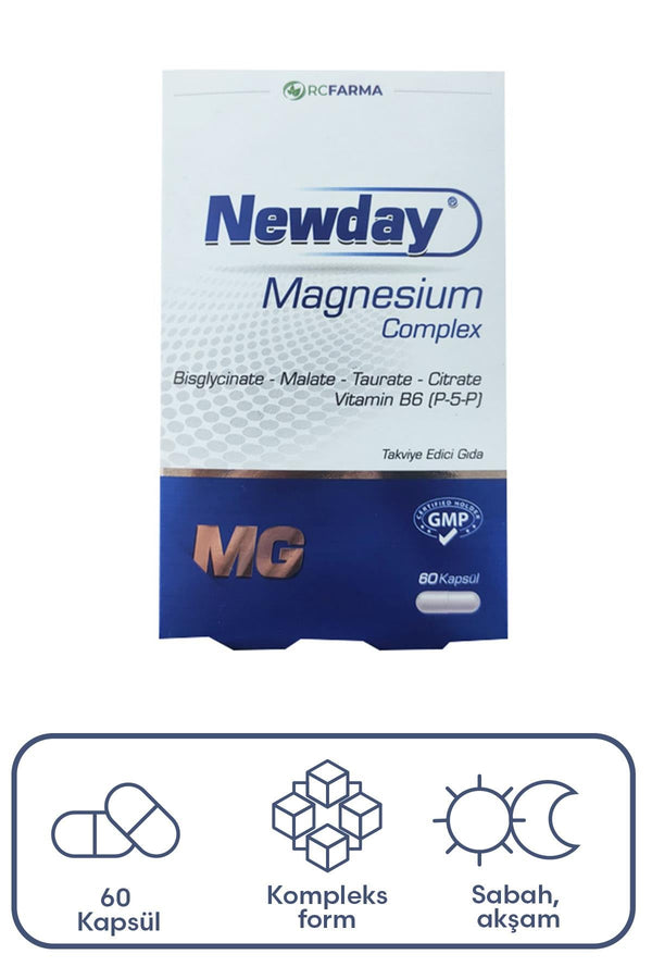 Newday Magnezyum Complex 60 Kapsül