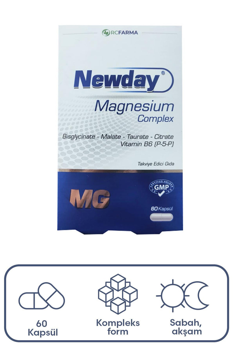 Newday Magnezyum Complex 60 Kapsül