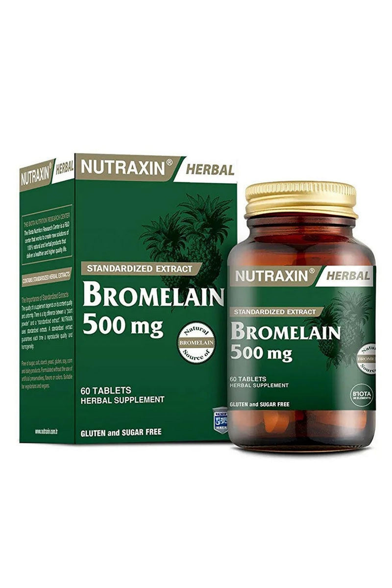 Nutraxin Bromelain 500 mg 60 Tablet