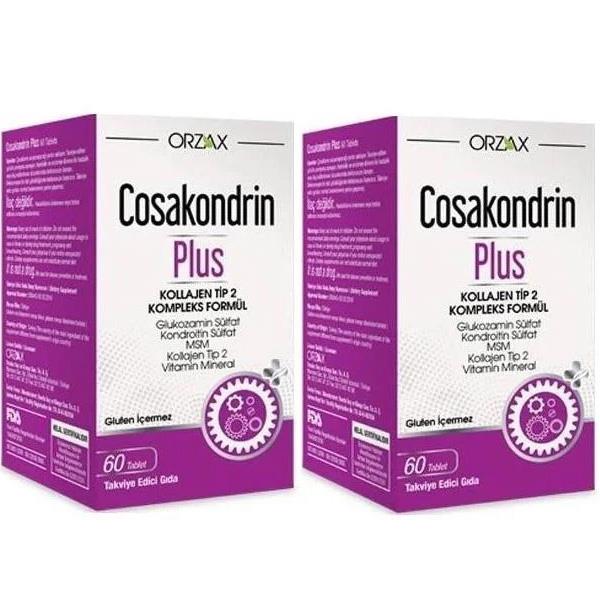 Orzax Cosakondrin Plus 60 Tablet İkincisi %50 İndirimli