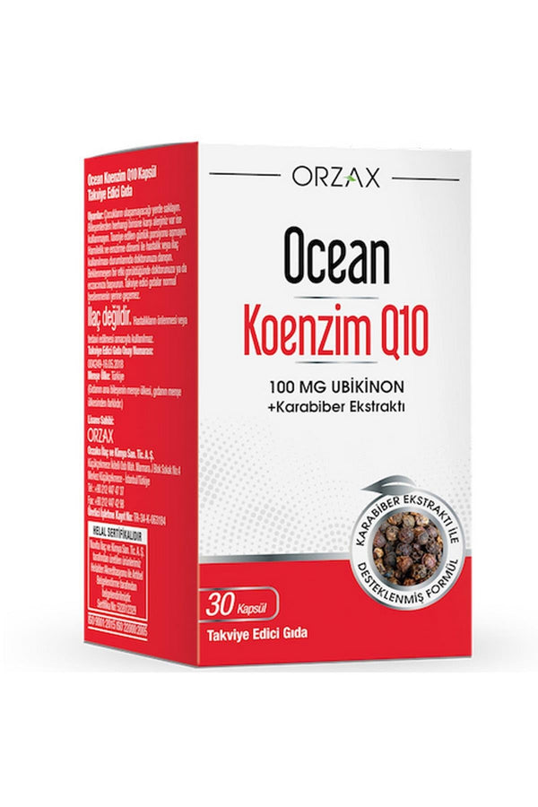 Orzax Ocean Koenzim Q10 30 Kapsül