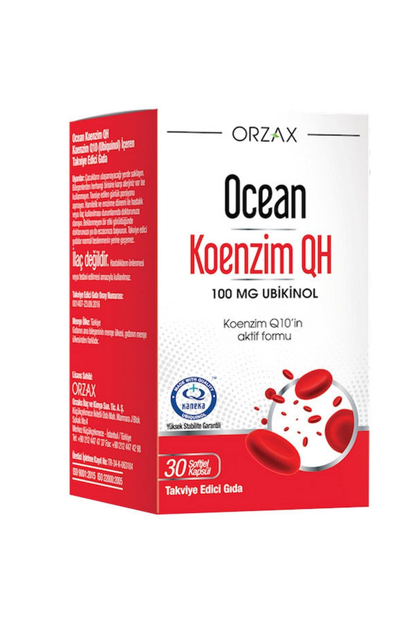 Orzax Ocean Koenzim QH 30 Kapsül