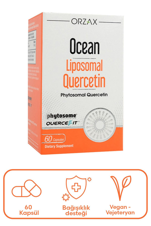 Orzax Ocean Liposomal Quercetin 100 mg 60 Kapsül