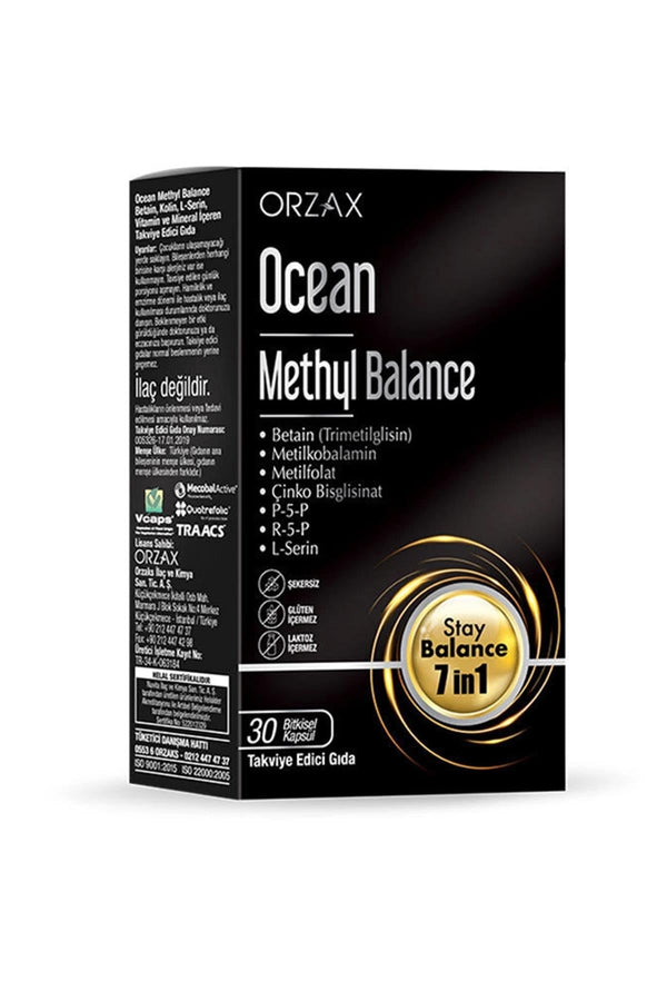 Orzax Ocean Methyl Balance Takviye Edici Gıda 30 Kapsül