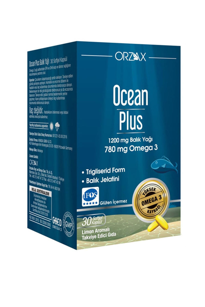 Orzax Ocean Plus 30 Kapsül