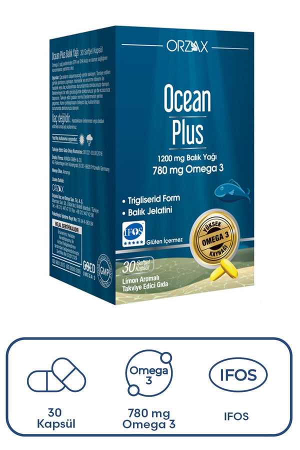 Orzax Ocean Plus 30 Kapsül