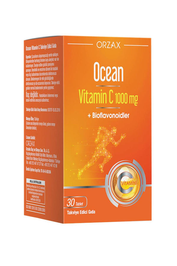 Orzax Ocean Vitamin C 1000 mg 30 Tablet