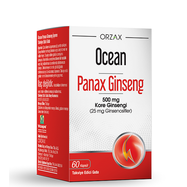 Orzax Panax Ginseng 60 Kapsül