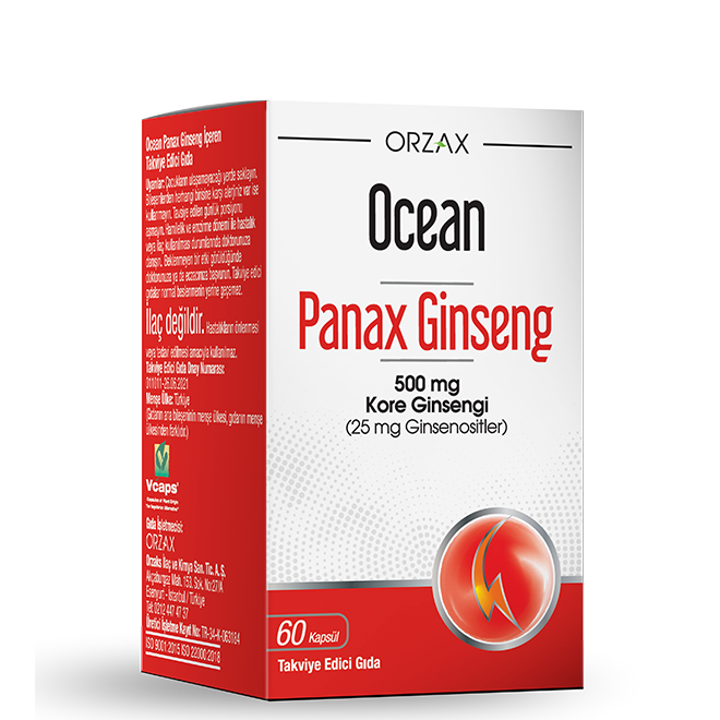 Orzax Panax Ginseng 60 Kapsül