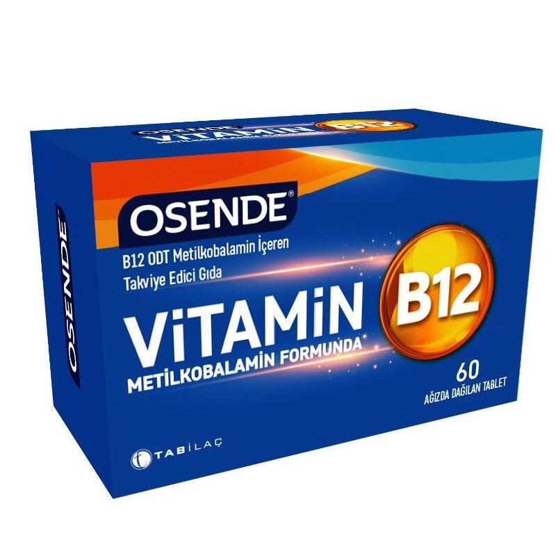 Osende Metilkobalamin B12 Vitamini 60 Tablet