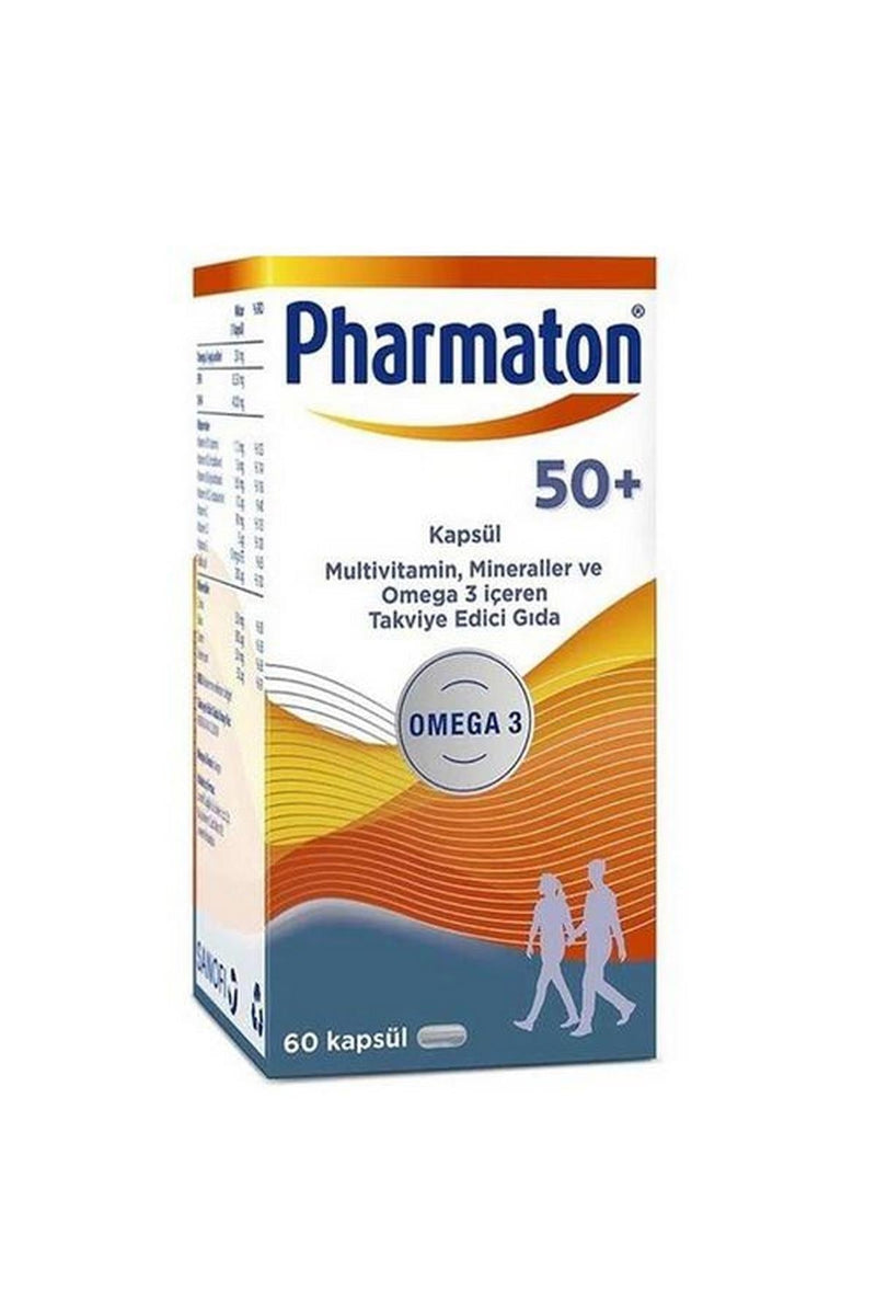 Pharmaton 50 Plus Takviye Edici Gıda 30 Kapsül