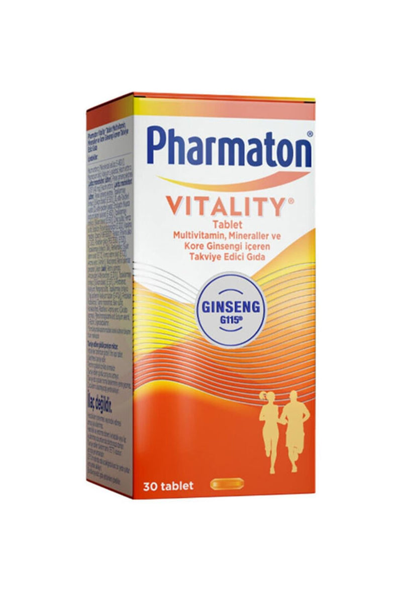 Pharmaton Vitality Takviye Edici Gıda 30 Tablet