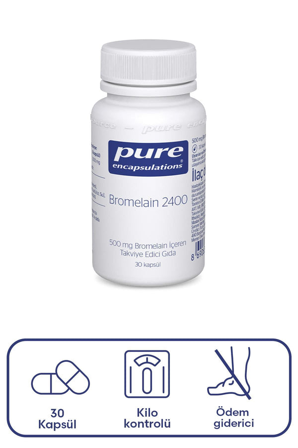 Pure Encapsulations Bromelain 2400 30 Kapsül