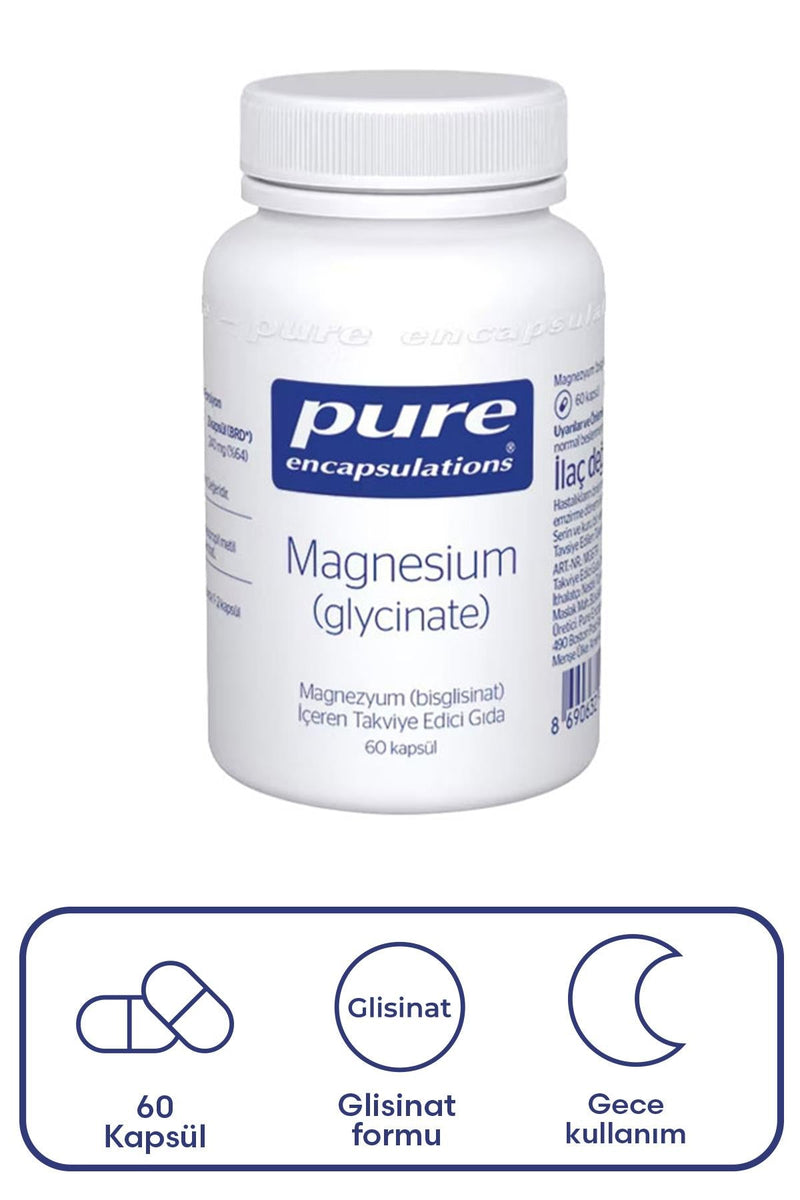 Pure Encapsulations Magnesium Glycinate 60 Kapsül