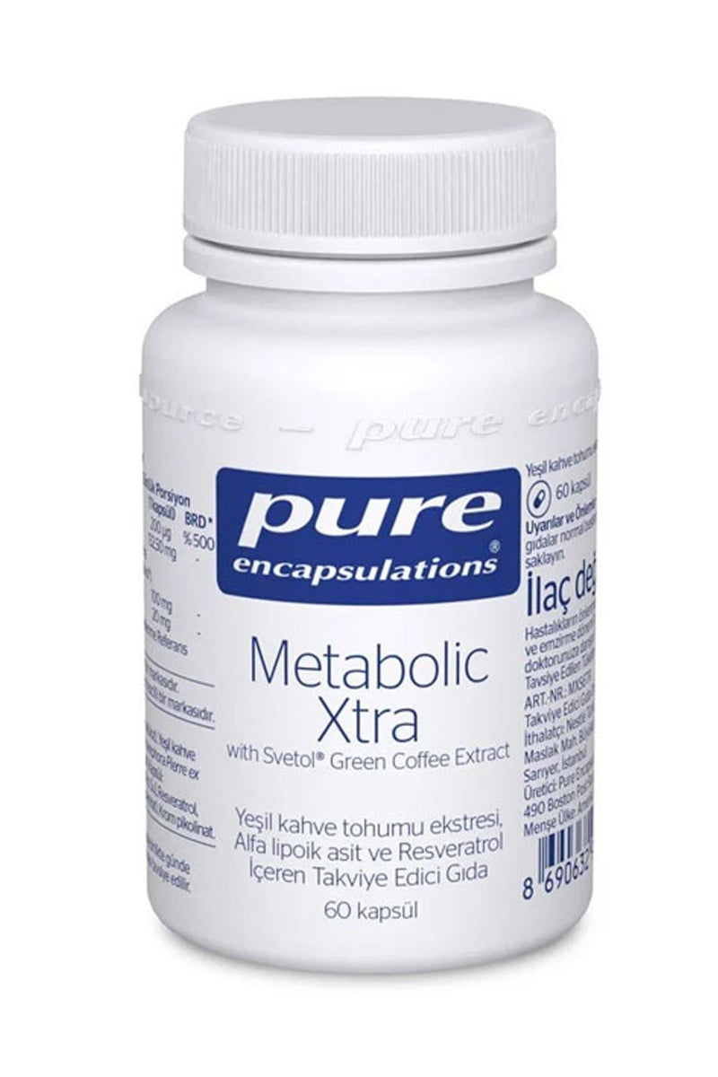 Pure Encapsulations Metabolic Xtra 60 Kapsül