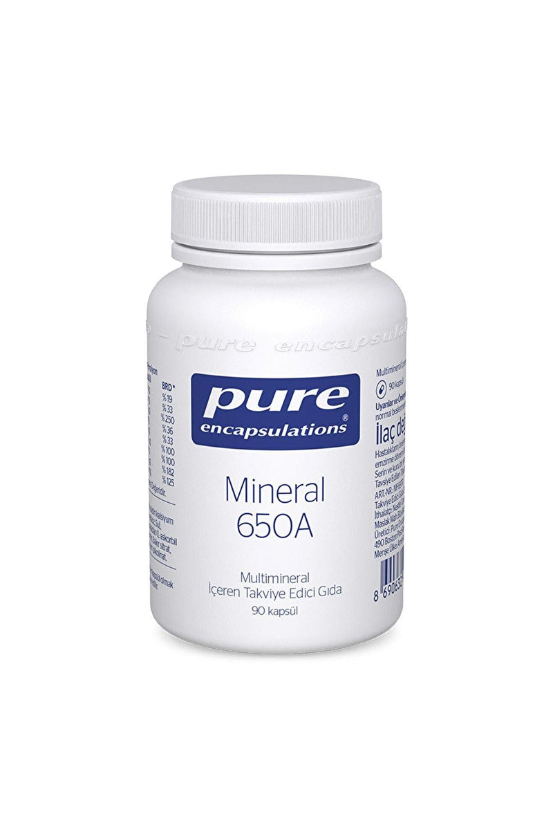 Pure Encapsulations Mineral 650 A 90 Kapsül