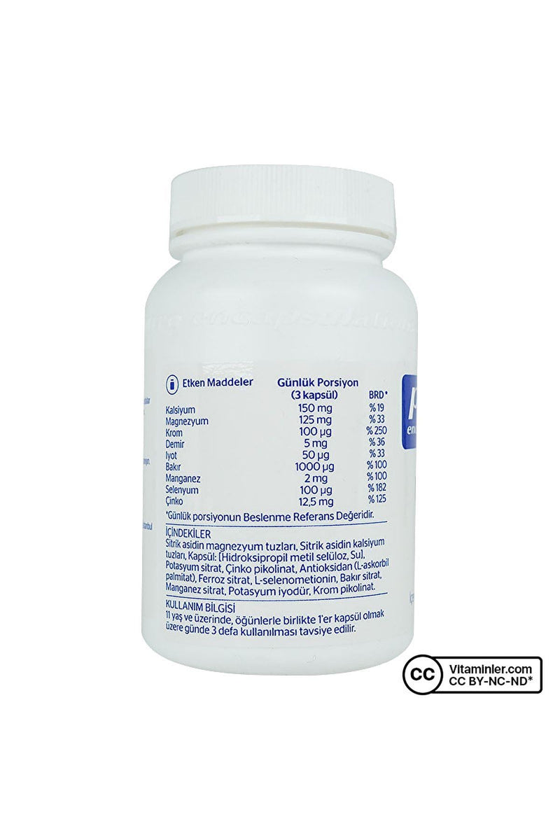 Pure Encapsulations Mineral 650 A 90 Kapsül