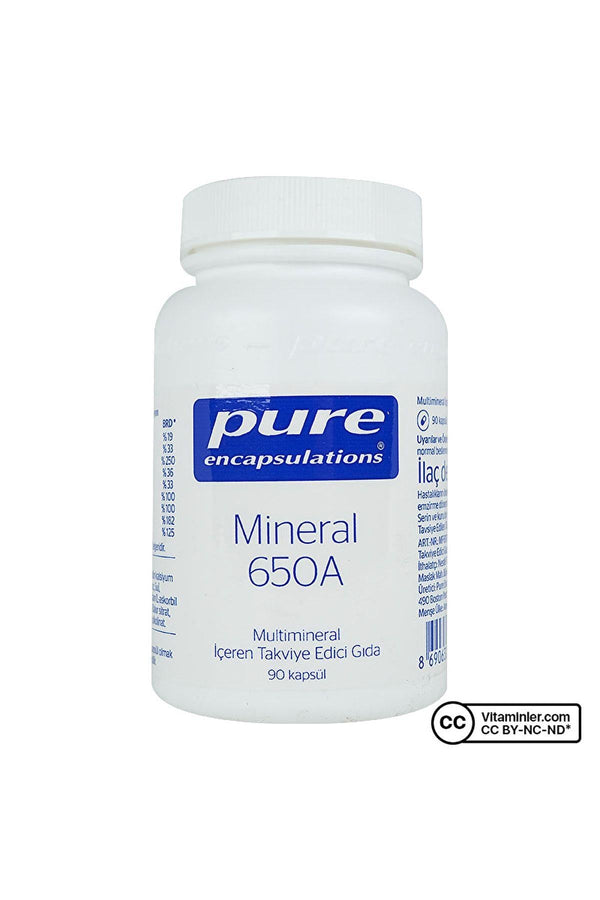 Pure Encapsulations Mineral 650 A 90 Kapsül