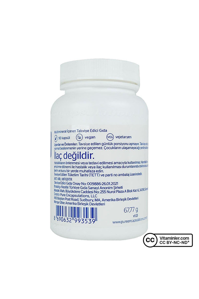 Pure Encapsulations Mineral 650 A 90 Kapsül
