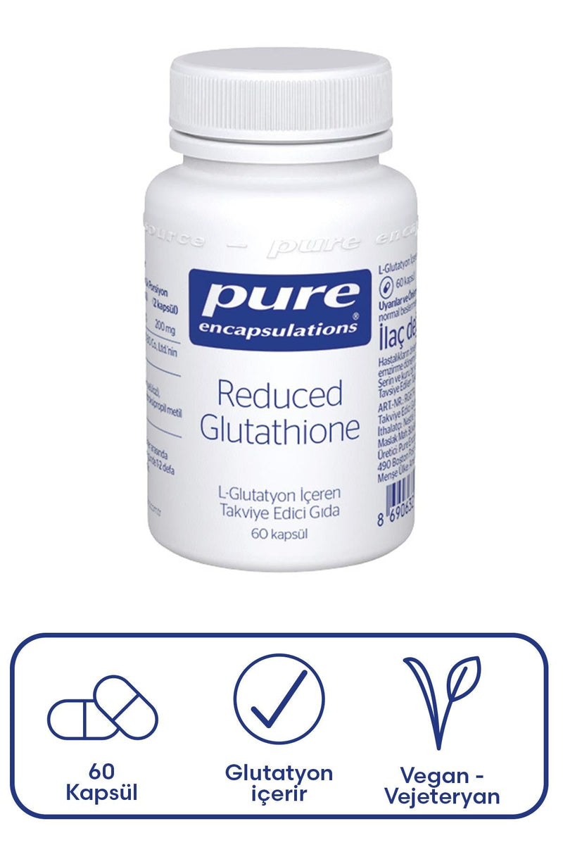 Pure Encapsulations Reduced Glutathione 60 Kapsül