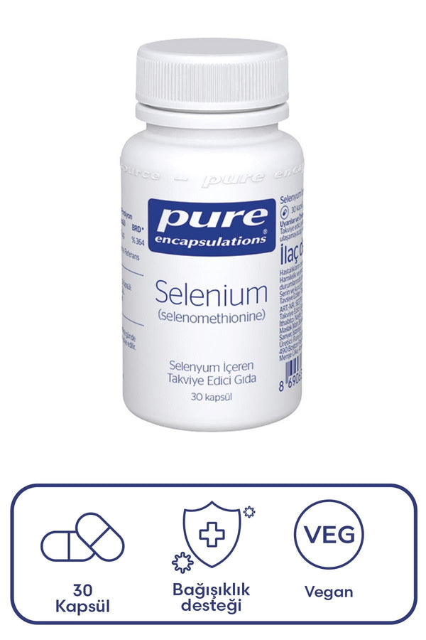 Pure Encapsulations Selenium 200 mcg 30 Kapsül
