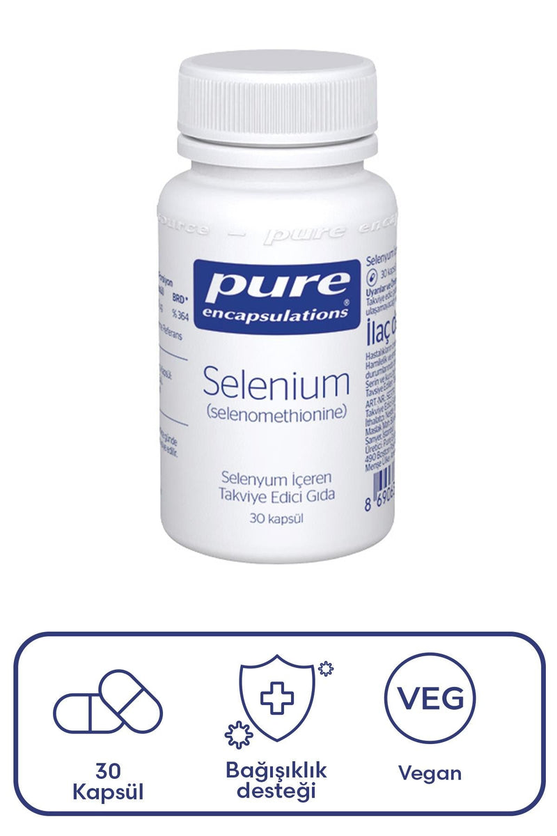 Pure Encapsulations Selenium 200 mcg 30 Kapsül