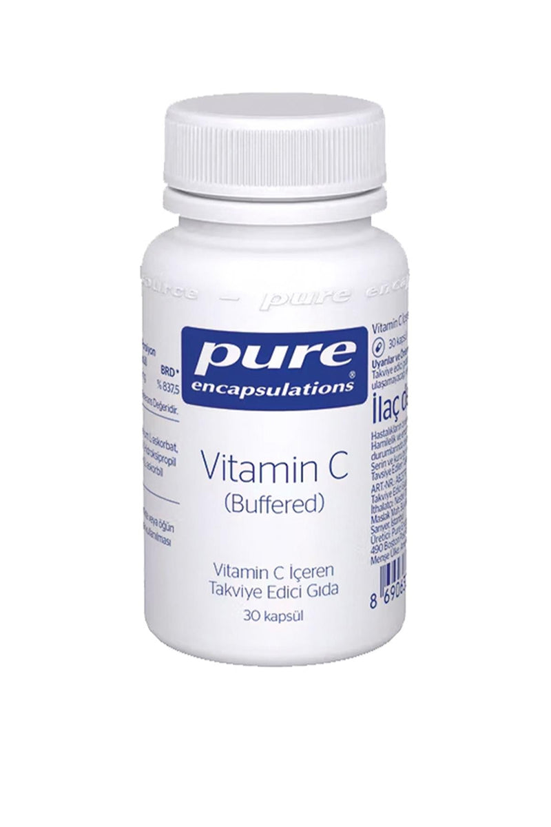 Pure Encapsulations Vitamin C Buffered 30 Kapsül