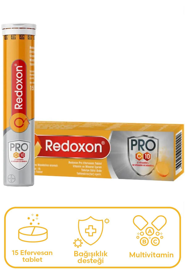 Redoxon Pro C Vitamini 10 Vitamin ve Mineral 15 Adet