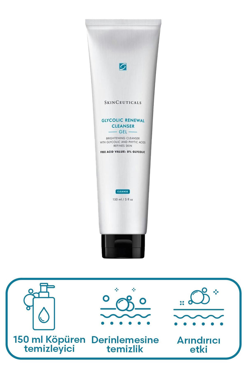 Skinceuticals Glycolic Renewal Temizleyici Jel 150 ml