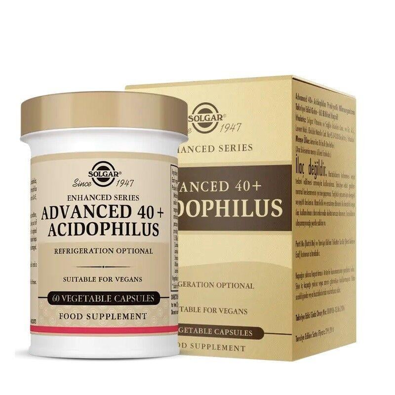SOLGAR ADVANCED 40+ ACIDOPHILUS 60 V-CAPS