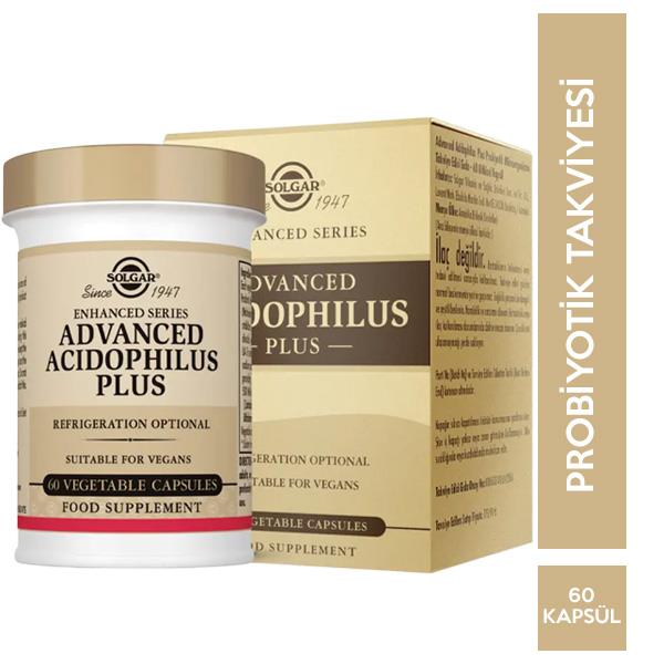 Solgar Advanced Acidophilus Plus 60 Kapsül