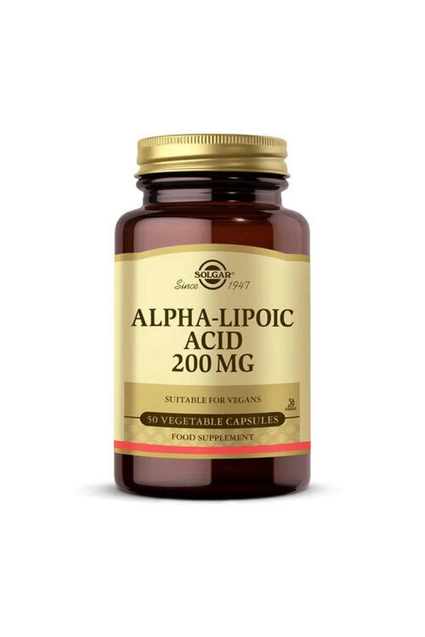 Solgar Alpha Lipoic Acid 200 mg 50 Kapsül