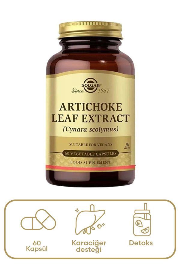 Solgar Artichoke Leaf Extract 60 Kapsül