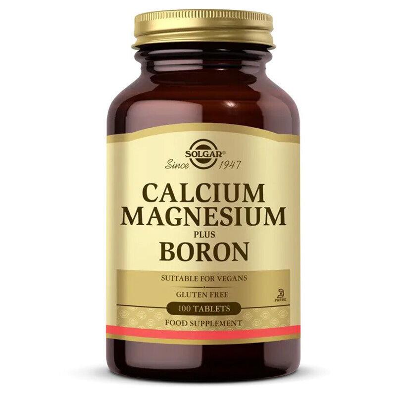 Solgar Calcium Magnesium Plus Boron Kalsiyum Takviyesi 100 Tablet