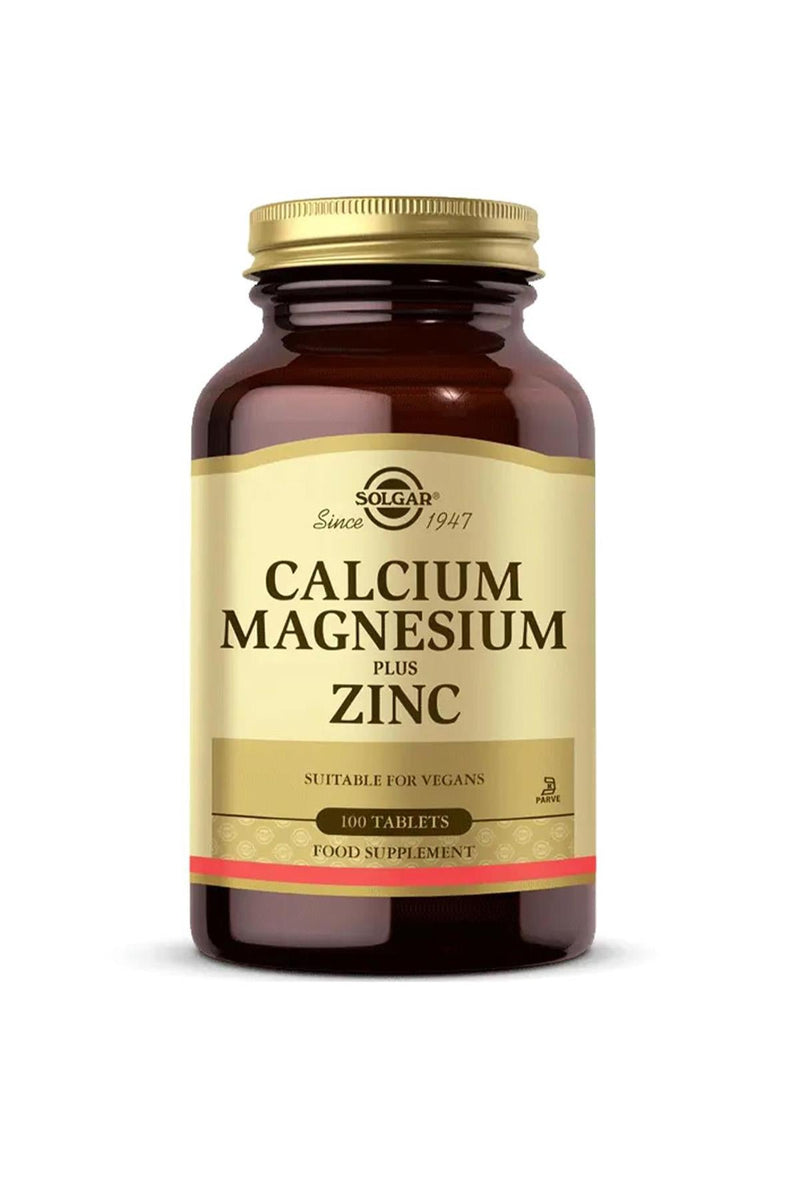 Solgar Calcium Magnesium Plus Zinc Kalsiyum Takviyesi 100 Tablet