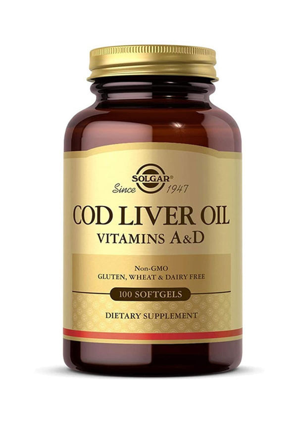 Solgar Cod Liver Oil 100 Yumuşak Kapsül