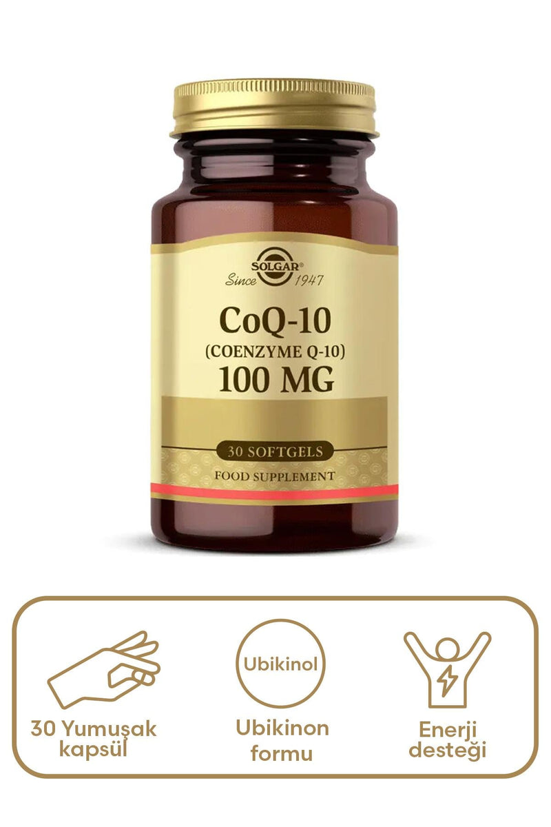 Solgar Coenzyme Q 10 100 mg 30 Kapsül